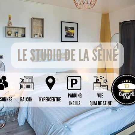 Studio De La Seine - Balcon - Hypercentre - Parking Inclus Apartment Troyes Bagian luar foto